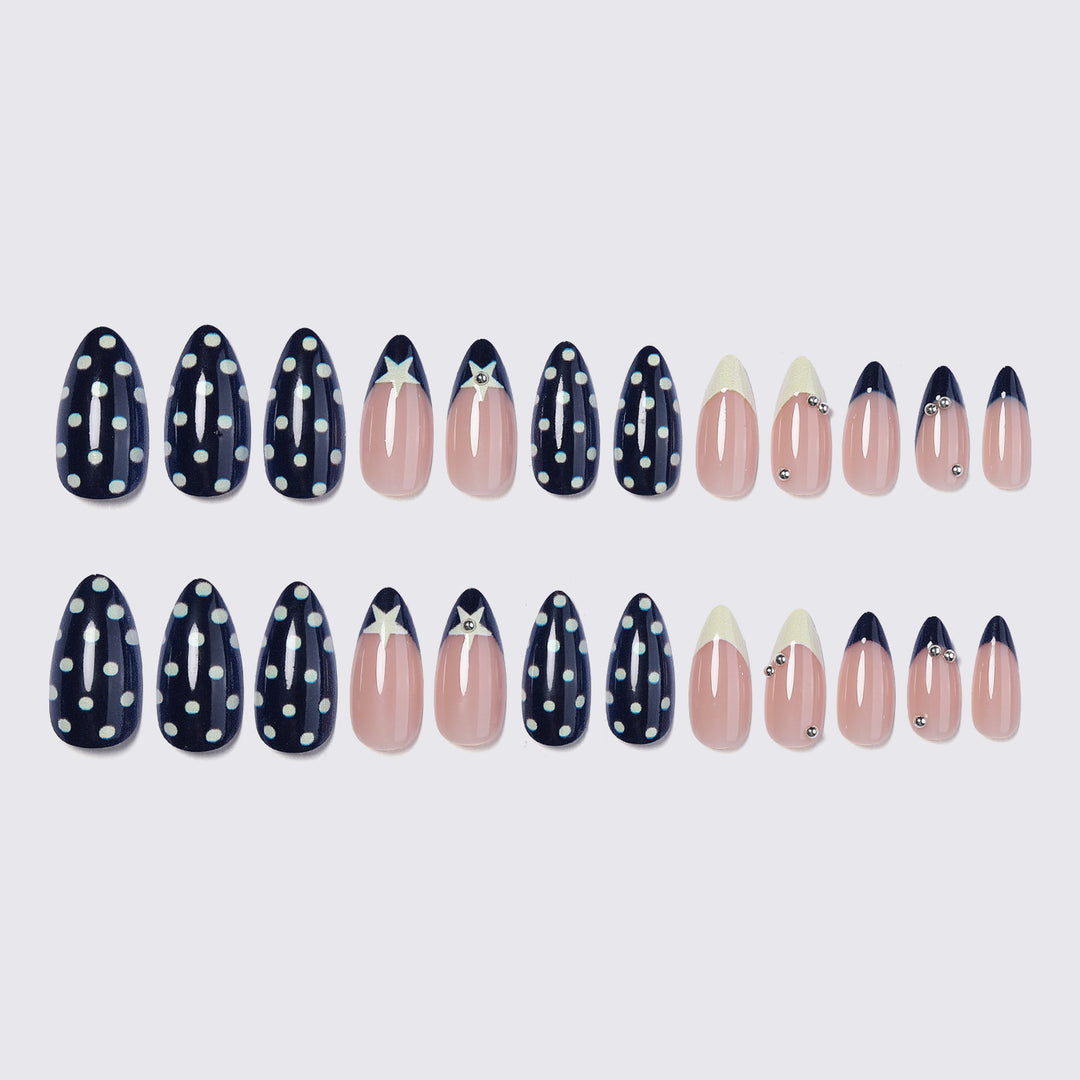 Creative Polka Dot Press-On Nails Set kalsten