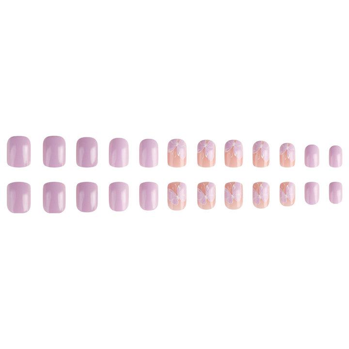 Elegant Floral Gel Nail Art Kalsten