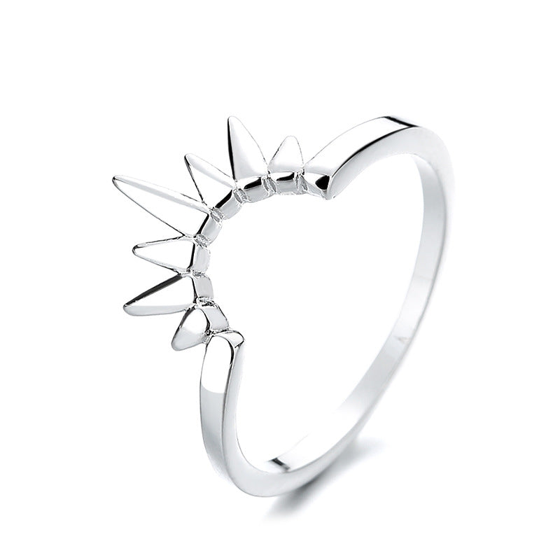 Dual-Tone Spiky Ring Kalsten