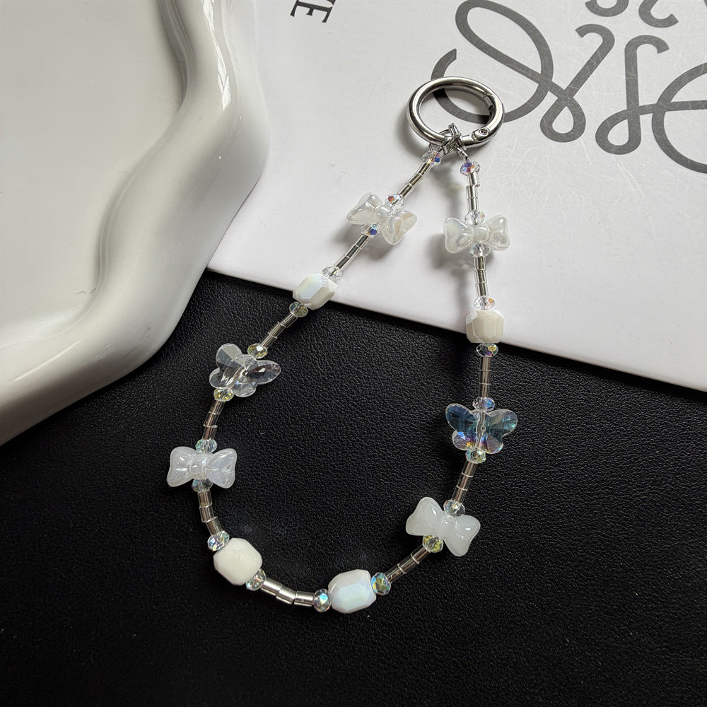 Decorative Beaded Floral Keychain Kalsten