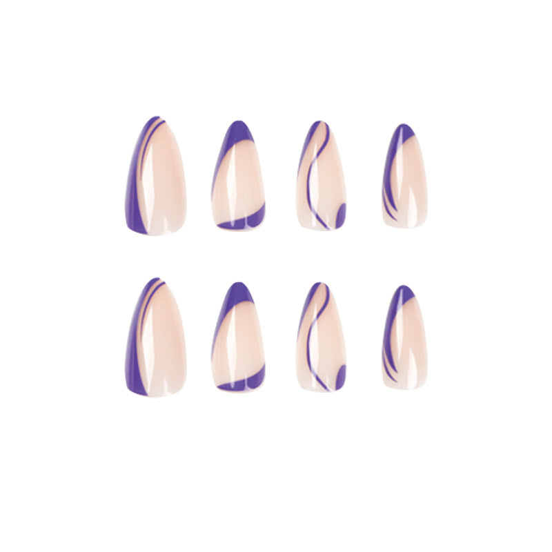 Artificial gel nails with elegant design Kalsten