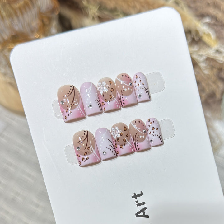 Floral-Inspired Press-On Nail Art Collection Kalsten