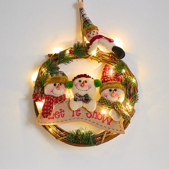 Christmas wreath with lights Kalsten