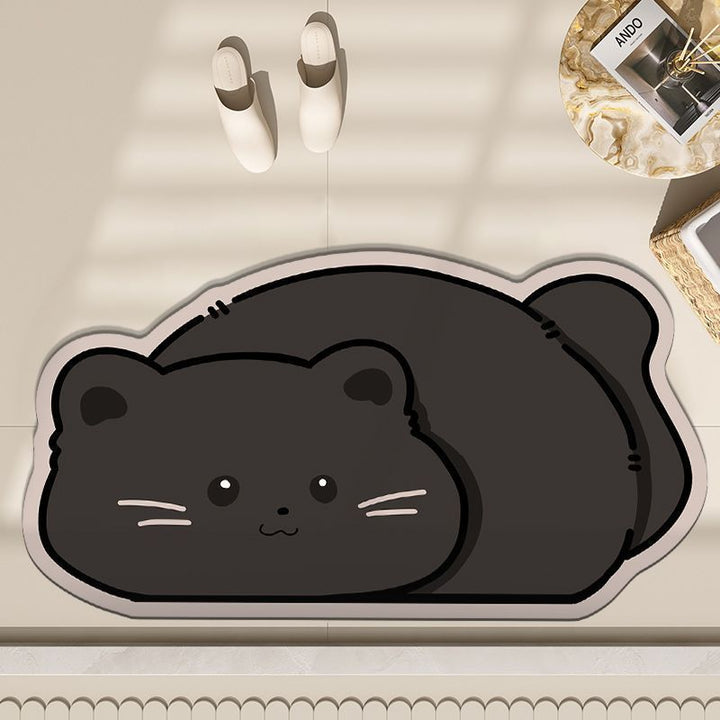 Fun Cat-Themed Decorative Floor Mat Kalsten