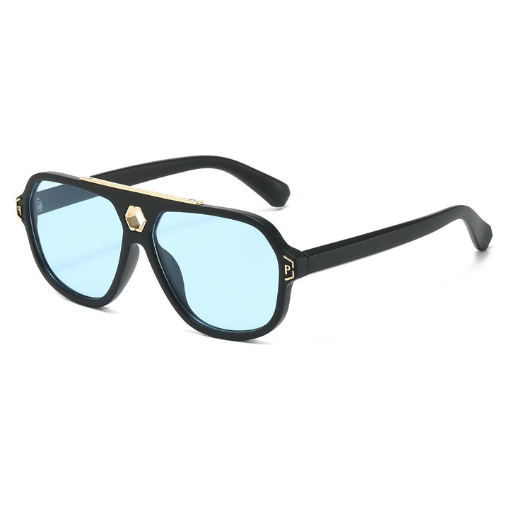 Statement Geometric Shield Sunglasses Kalsten