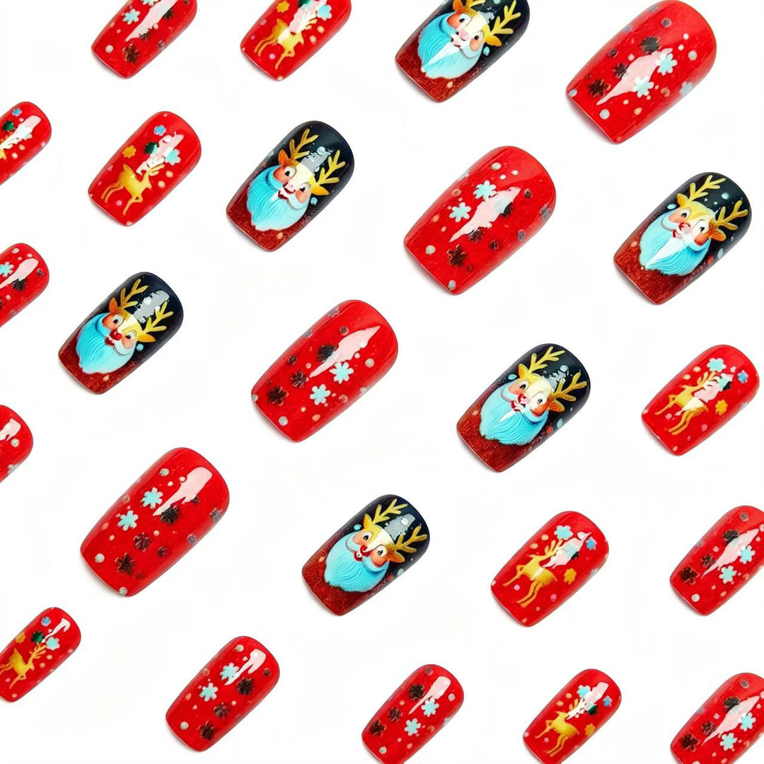 Creative Art Nails with Festive Christmas Design Kalsten