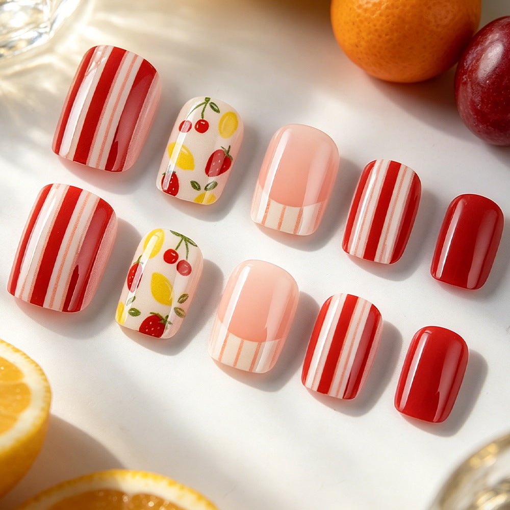 Trendy Fruit-Themed Nail Art Kalsten
