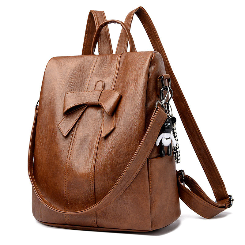Stylish Bow-Accented Backpack Kalsten