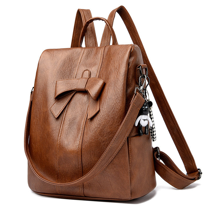 Stylish Bow-Accented Backpack Kalsten