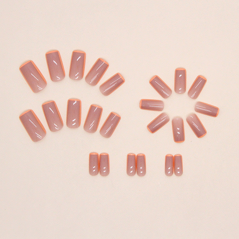 Artificial nail tips with glamorous design and neon accents Kalsten