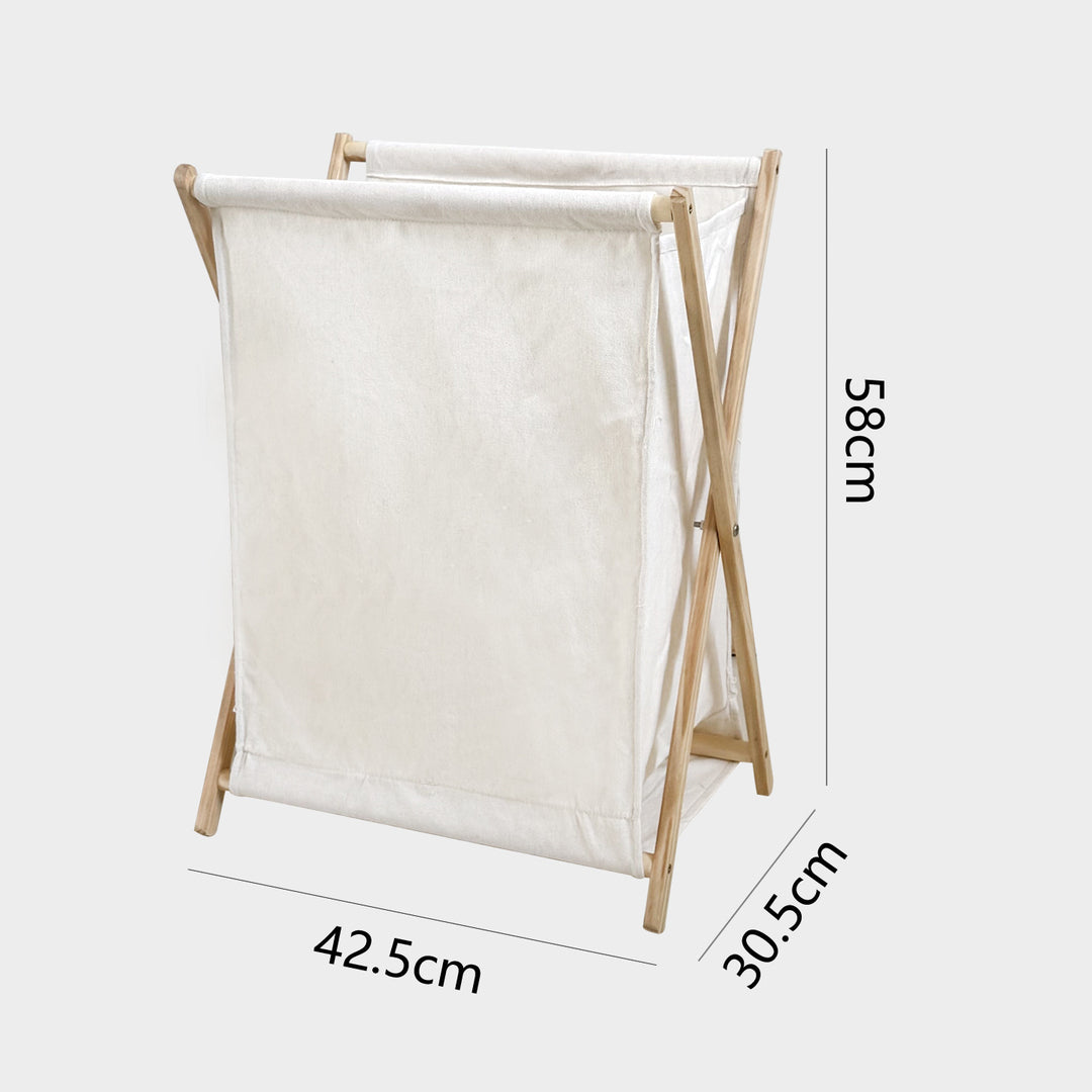 Laundry basket with practical folding mechanism Kalsten