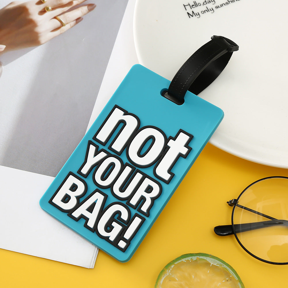 Unisex Luggage Tag with Eye-catching Message Kalsten