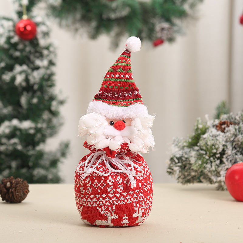 Cute Christmas gnome with gift sack Kalsten