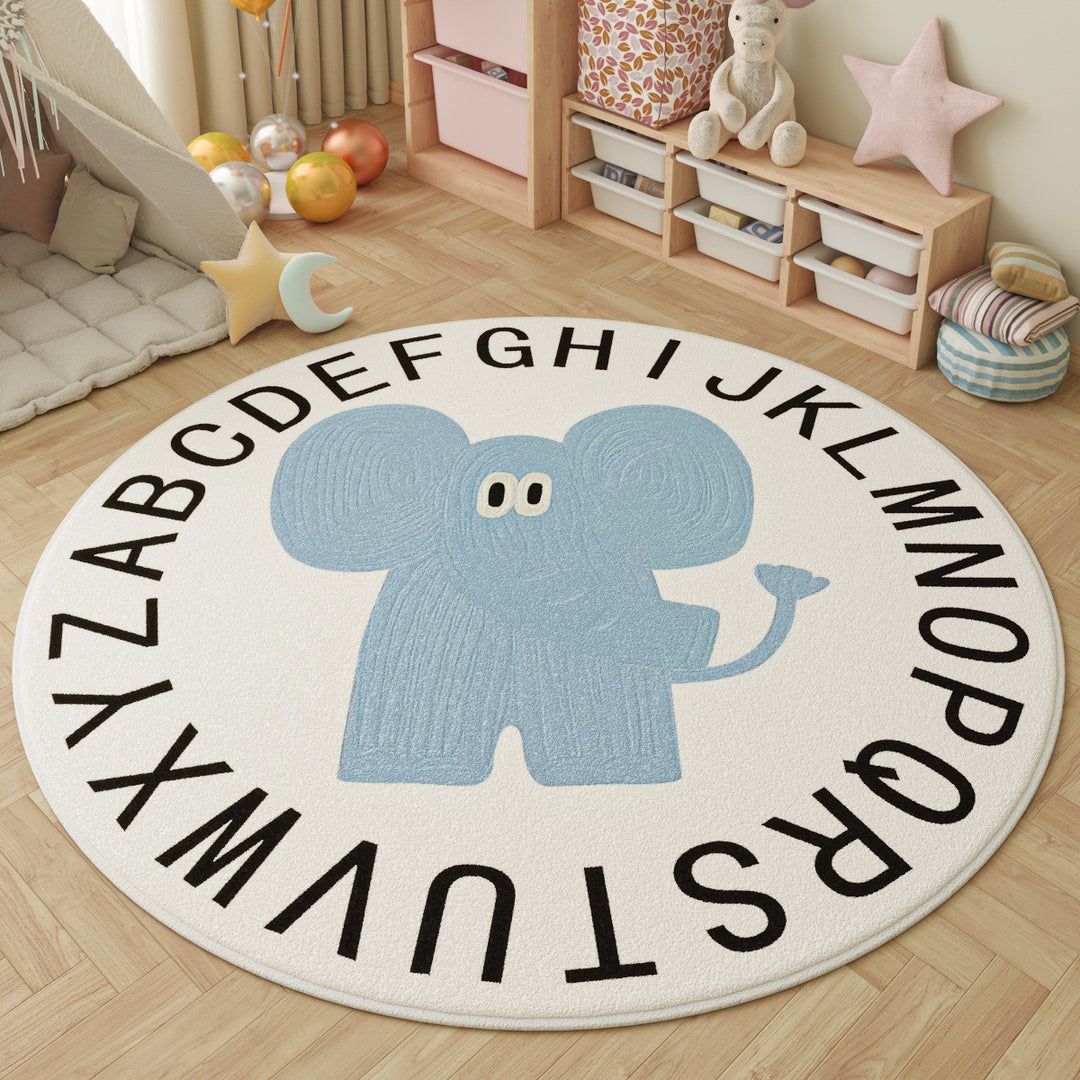 Playful Dinosaur-Themed Area Rug