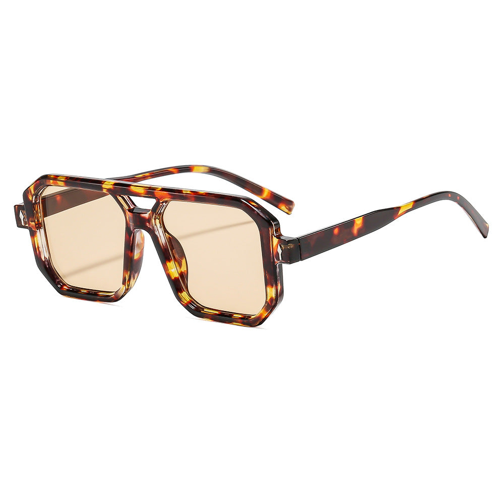Bold Angular Oversized Sunglasses