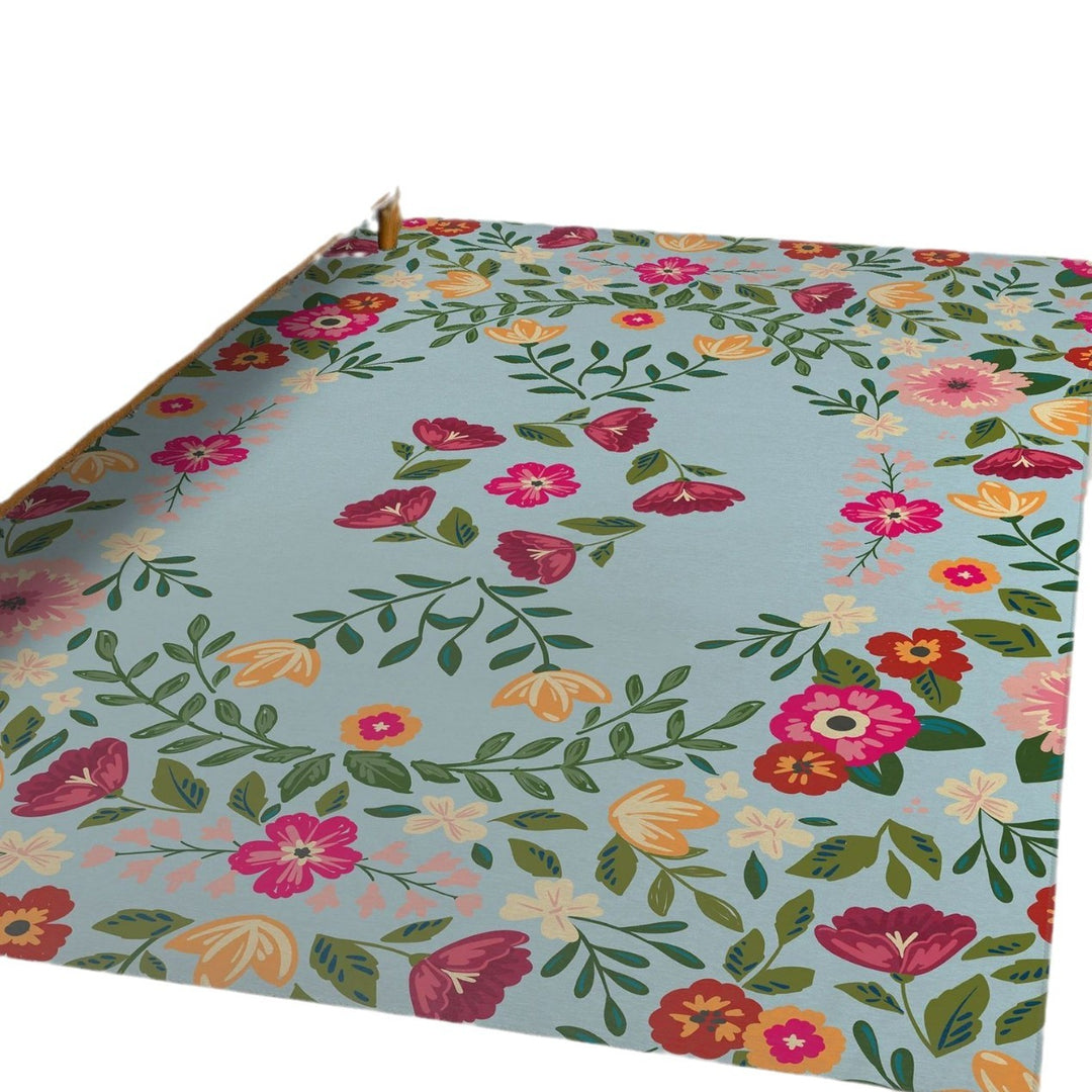 Floral Patterned Area Rug Kalsten