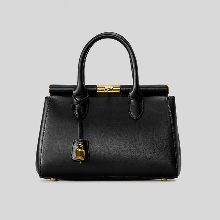 Structured Leather Handbag