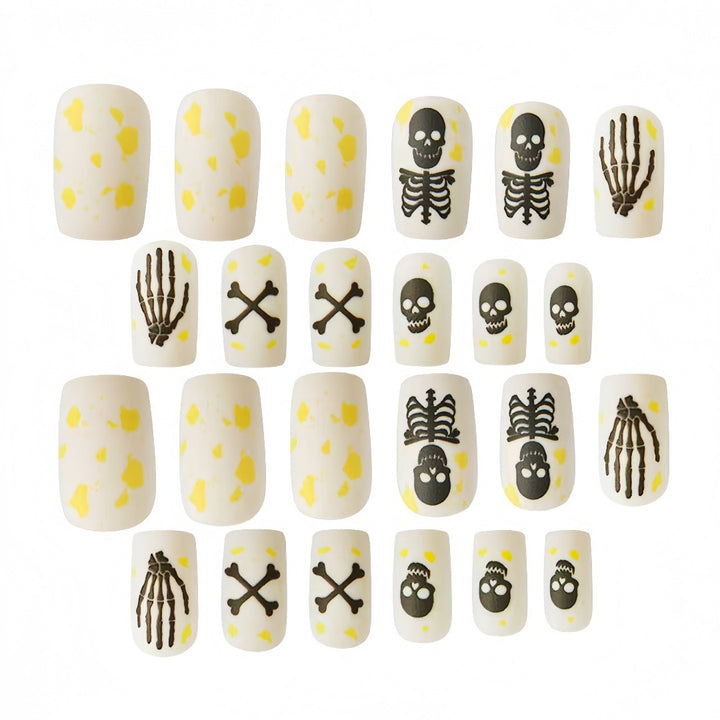 Creative Skeleton Nail Art Design Kalsten