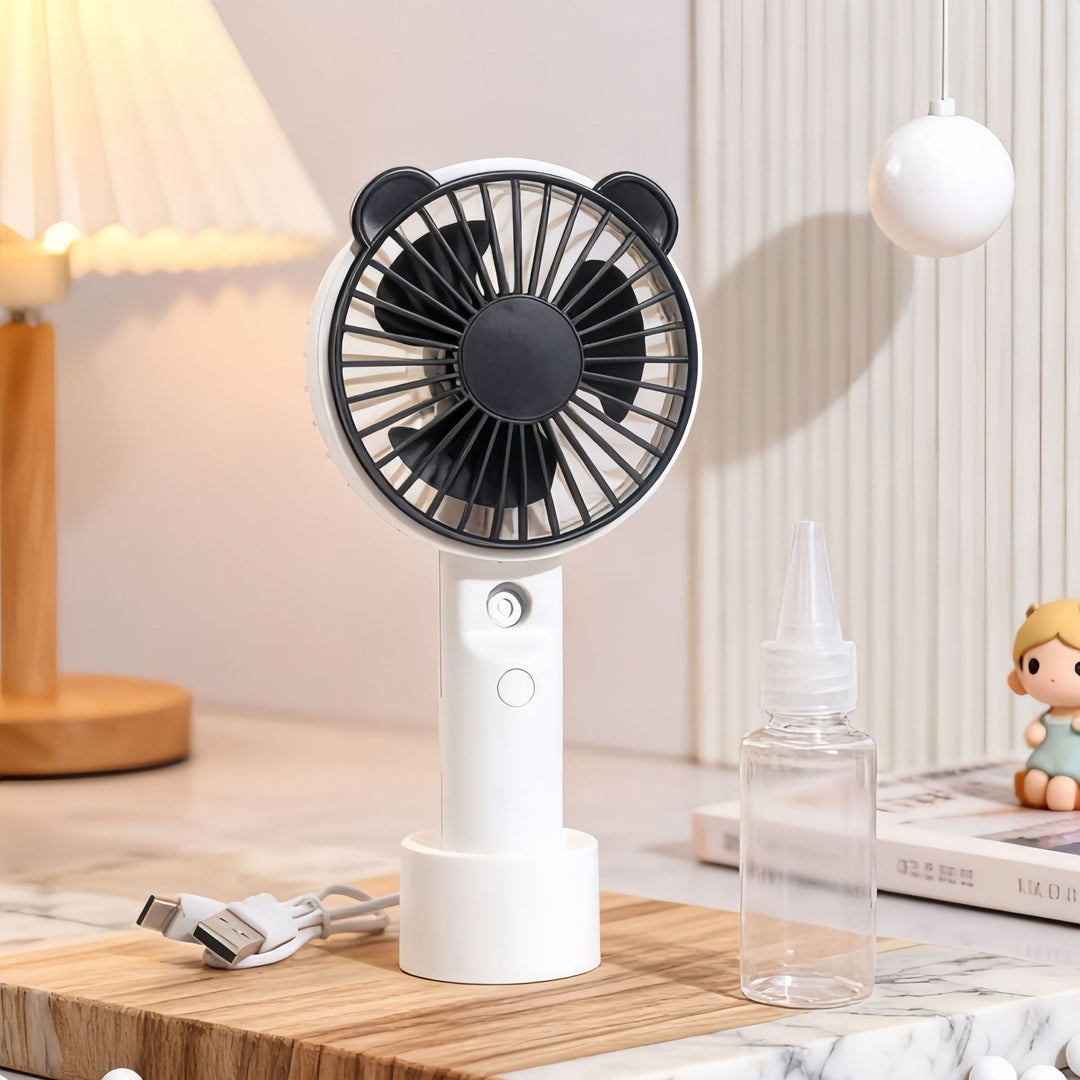 Ladies Portable Spray Fan with Ergonomic Design Kalsten