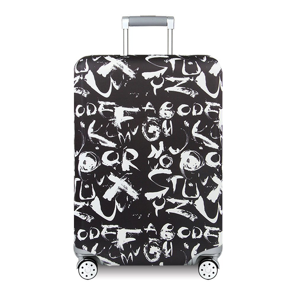 Women's Hard Shell Suitcase with Exotic Plant Pattern Kalsten