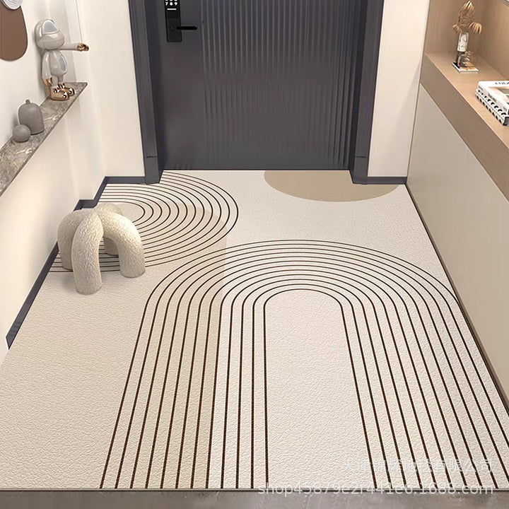 Abstract Geometric Patterned Area Mat