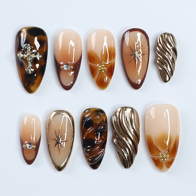 Thematic Underwater Nail Art Press-On Set Kalsten