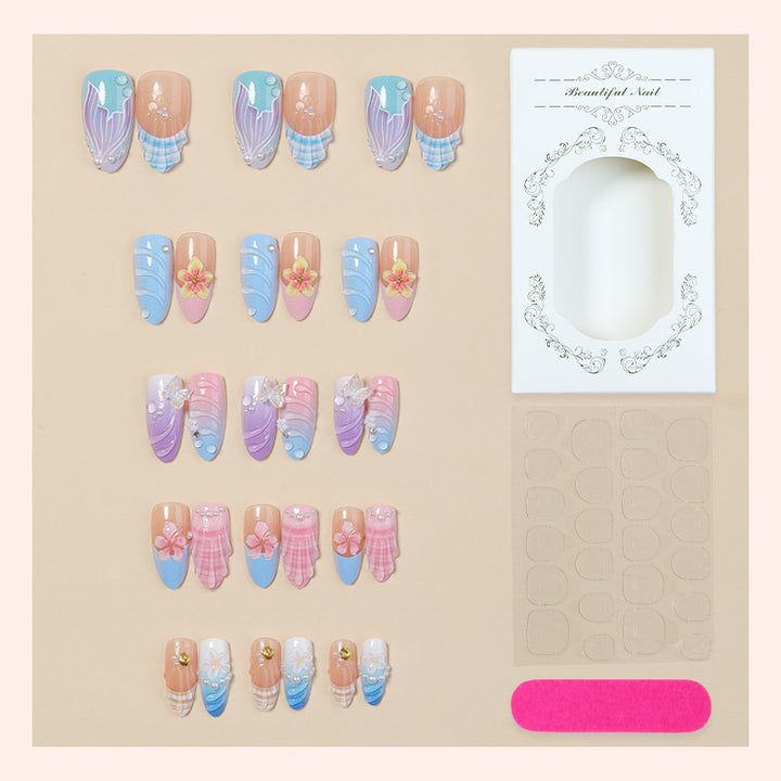 Artistic Decorative Press-On Nails kalsten