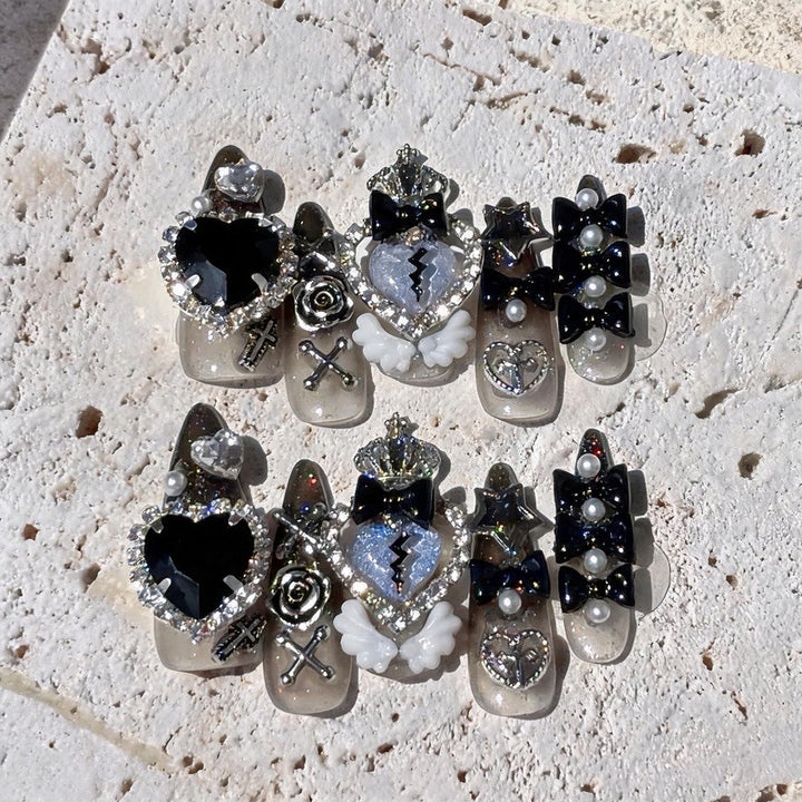 Gothic Charm Decorative Nail Art Set