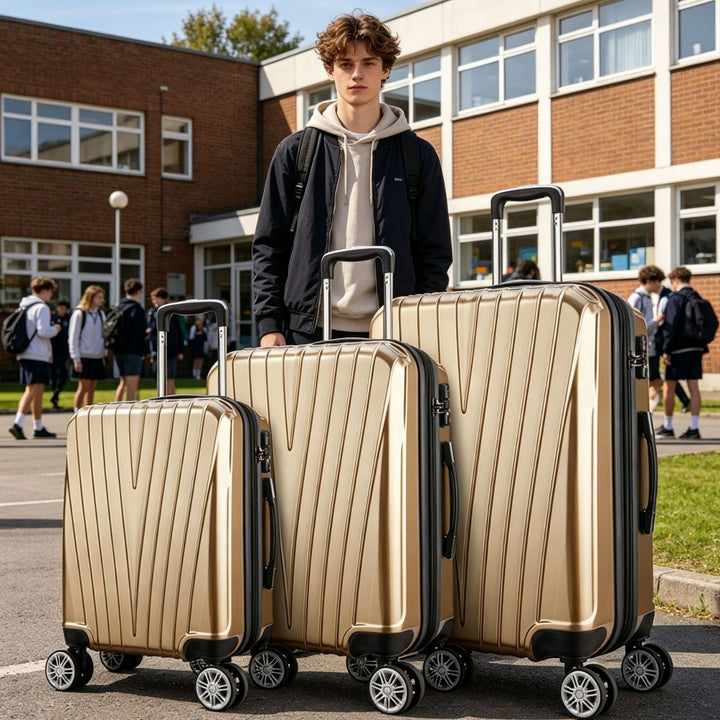 Unisex Premium Hard Shell Rolling Suitcase Kalsten