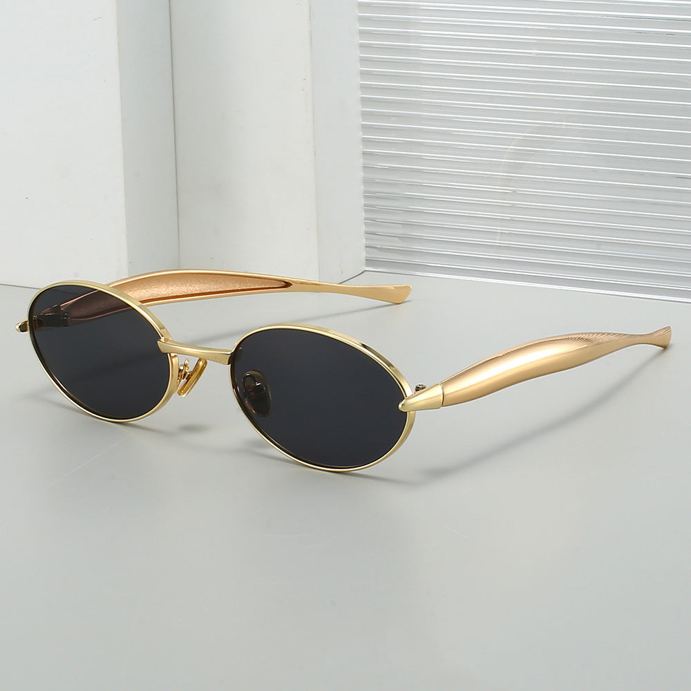Elegant Oval Frame Sunglasses Kalsten