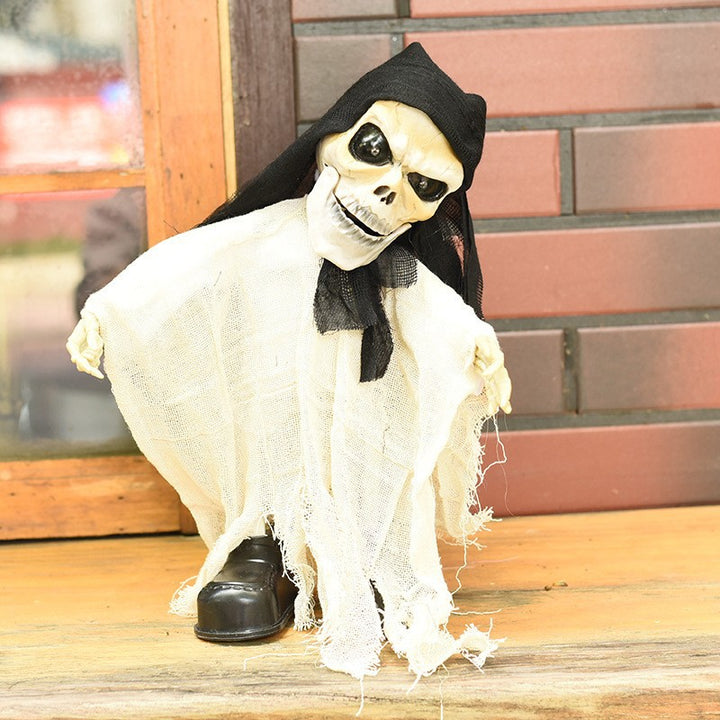 Creepy Animated Halloween Skeleton Decoration Kalsten