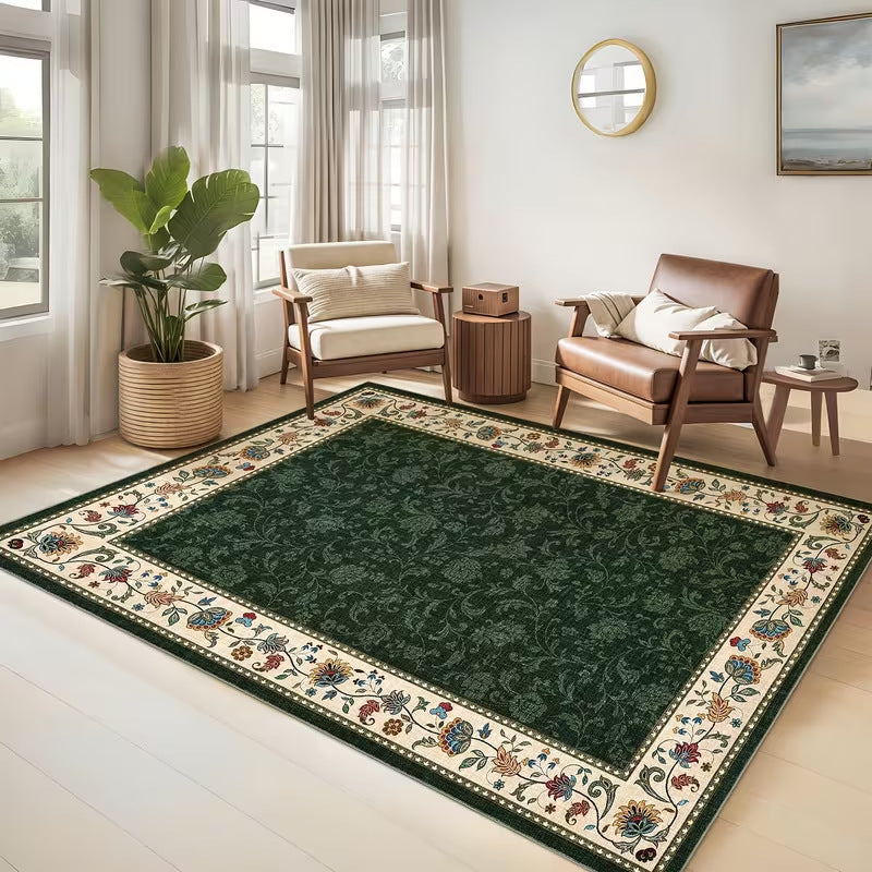 Vintage Floral Pattern Area Rug Kalsten