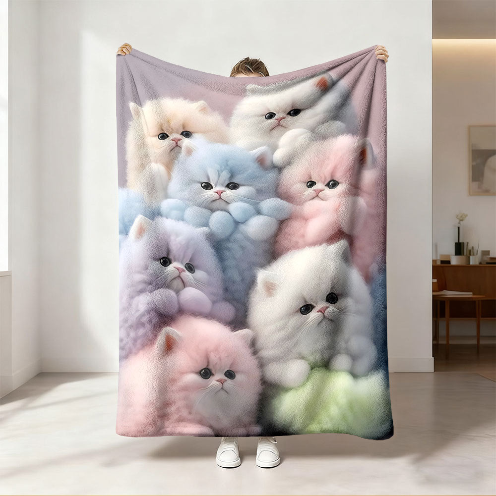 Music-Themed Fleece Blanket