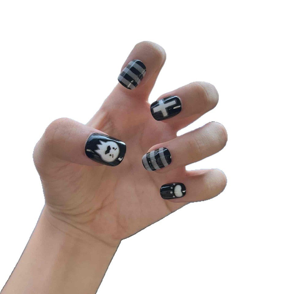 Decorative Press-On Nail Set Kalsten