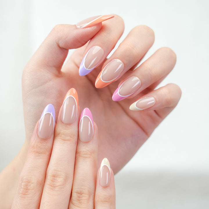 Artificial Nails in Modern Color Scheme Kalsten