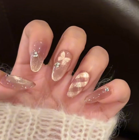 Artistic Floral Press-On Nail Set Kalsten 1787394981