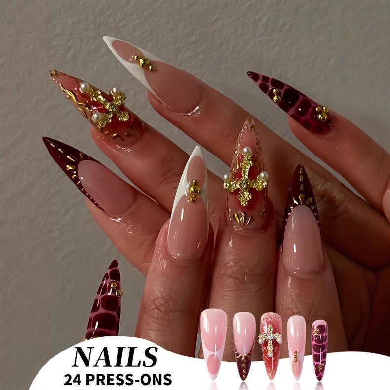 Elegant Stiletto Press-On Nail Set Kalsten