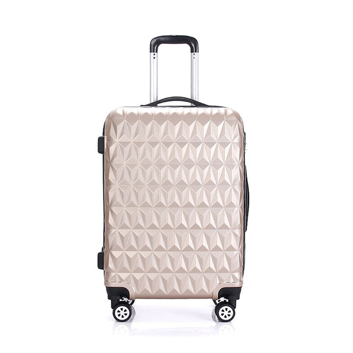 Unisex Textured Hard Shell Cabin Suitcase Kalsten