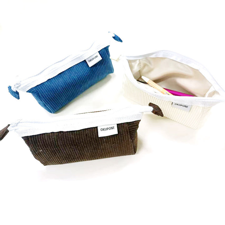Corduroy Cosmetic Pouch Kalsten