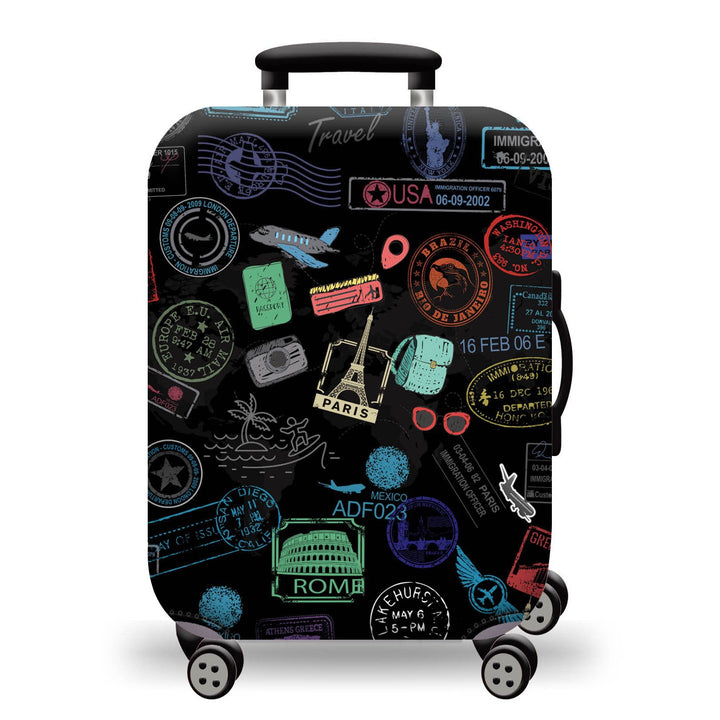 Unisex Hard-shell suitcase with stunning mountain landscape design Kalsten