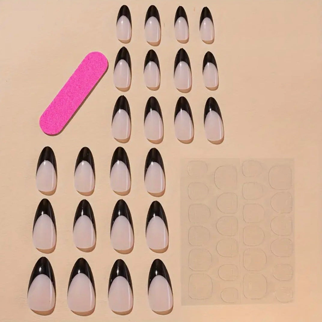 Artificial nail tips with stylish motif Kalsten