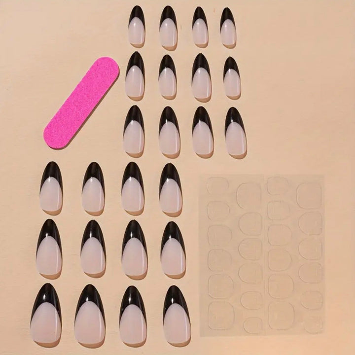 Artificial nail tips with stylish motif Kalsten