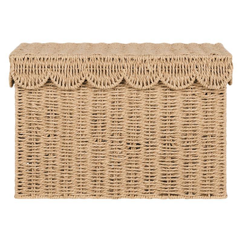 Playful storage basket with lid Kalsten