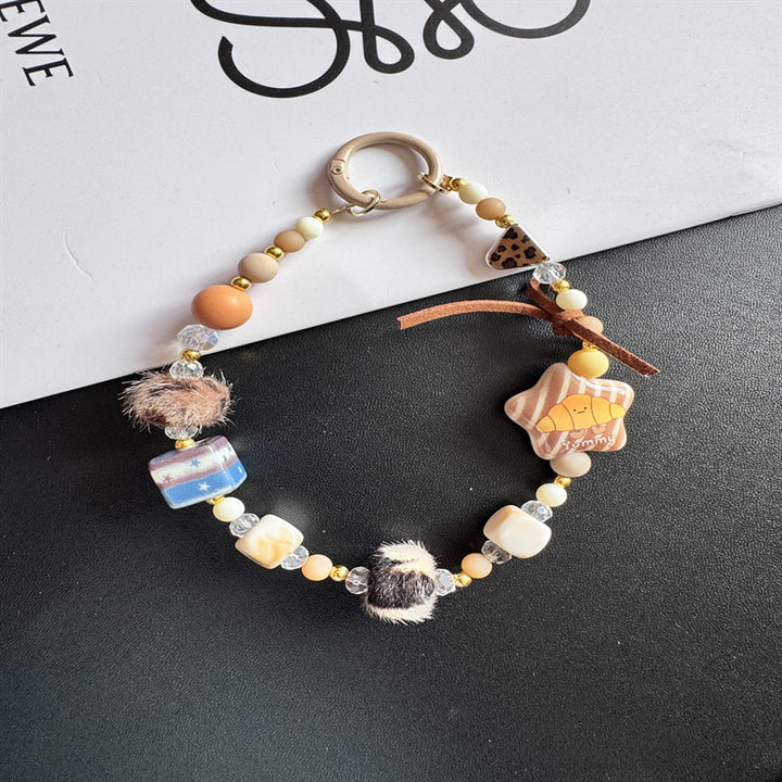 Decorative Beaded Charm Keychain Kalsten 1790135945