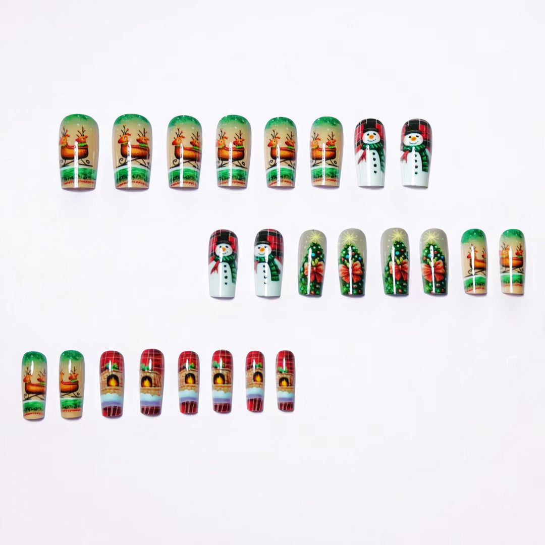 Creative Christmas Art Nails in Festive Design Kalsten