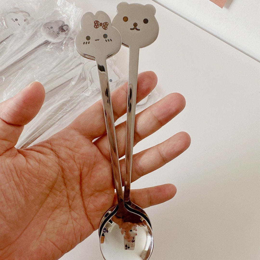 Playful teaspoons with animal motifs Kalsten