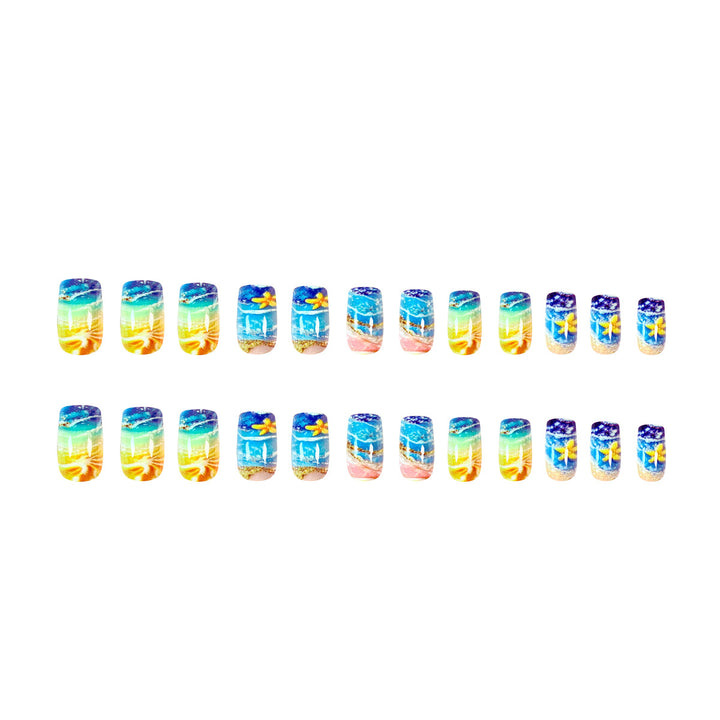 Creative nail art with maritime design Kalsten