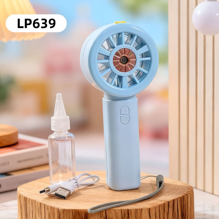 Ladies portable spray fan with USB charging function and ergonomic design Kalsten