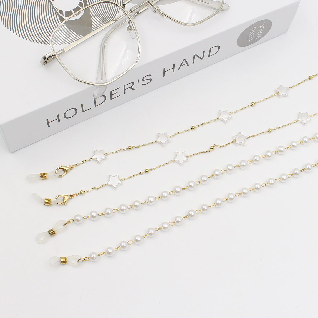Star-Embellished Eyewear Chain Kalsten