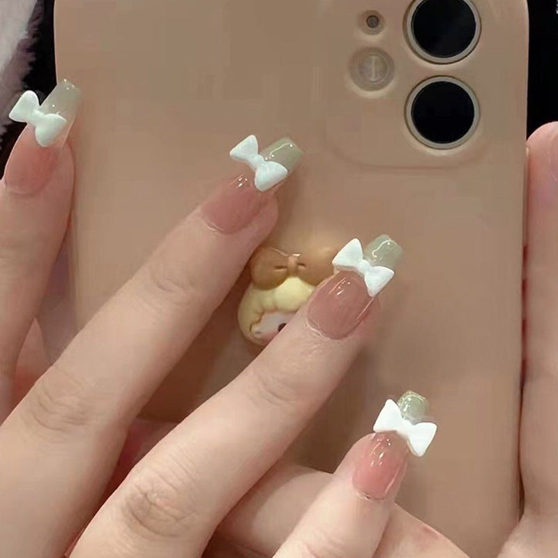 Decorative Floral Press-On Nail Art Set Kalsten